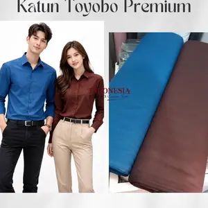 Katun Toyobo fd polos katun Kemeja Atasan Gamis Bahan Lembut Adem Nyaman