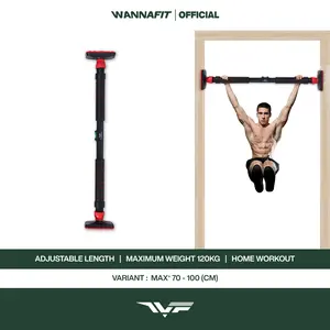 WANNAFIT Premium Pull Up Bar Door Chinning | Chin Up Tiang Angkat Badan | Alat Olahraga Rumah