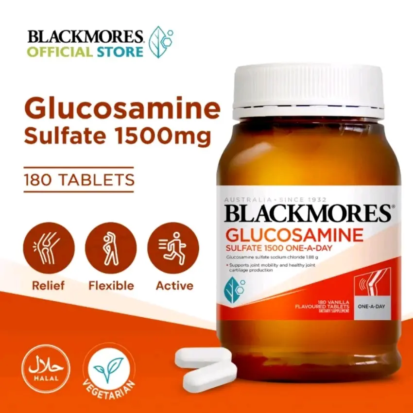 BLACKMORES Glucosamine Sulfate 1500 Mg [180 Tablets]
