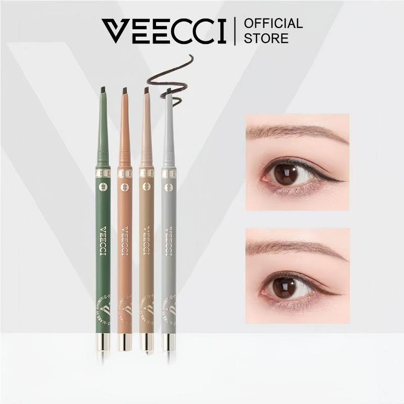 Bút Kẻ Mắt Dạng Gel Chống Thấm Nước VEECCI Chống Nhòe Lâu Trôi Lý Tưởng Cho Người Mới Bắt Đầu Bút Chì Kẻ Mắt Hình Tơ Tằm