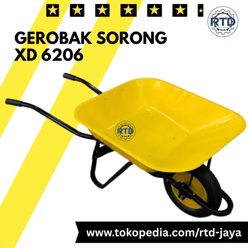 GEROBAK KERETA TROLI SORONG DORONG PASIR COR TERBAIK ORGINAL