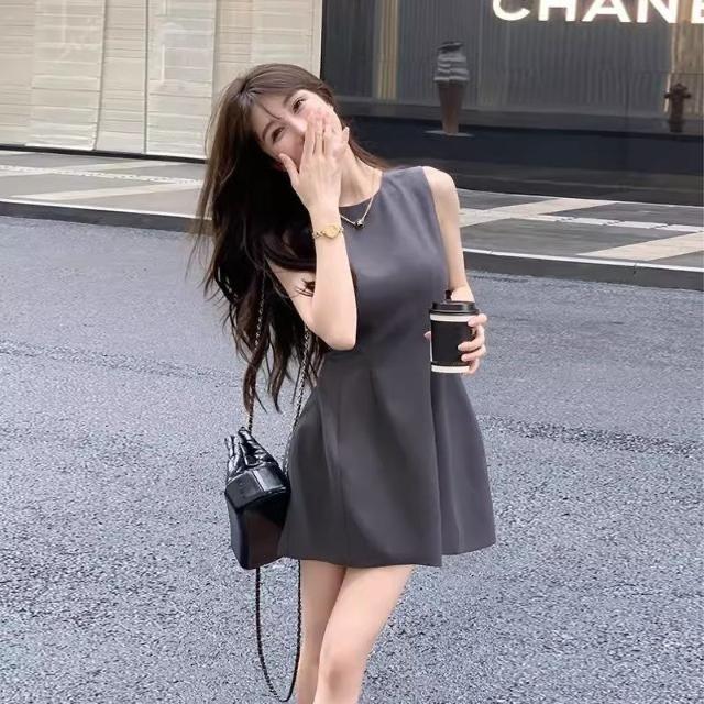 Váy Blazer Ngắn, Cho Nữ, Phong Cách Mùa Hè, Eo Có Khóa 2