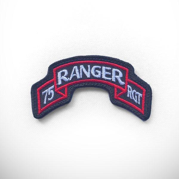 Renges Ribbon Jual Patch 75th Ranger Regiment Bordir Logo Emblem Insignia Tab Ribbon ...