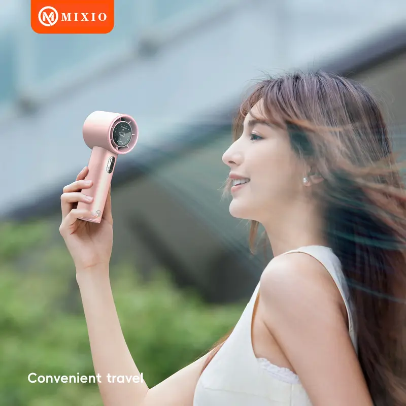 MIXIO GS-08 KIpas Angin High-speed Portable Handheld Fan 4400MAH kipas angin Digital Display Turbo kipas tangan High Speed 17000Rpm 2