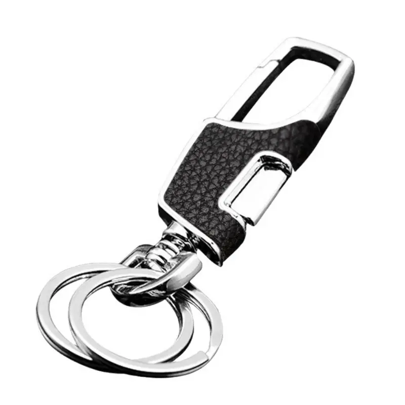 Gantungan Kunci Keychain Mobil Motor Rumah BAHAN KULIT DOBEL RING 4