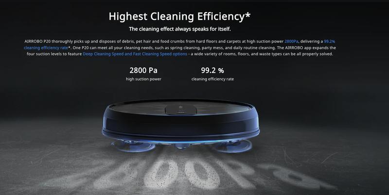 Product Introduction of AiRROBO P20 Robot Vacuum Cleaner 2800Pa Strong Suctions - Best for Pet Hair 35
