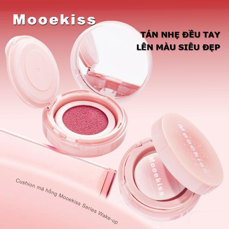 NEW Mooekiss Air Cushion Blush phấn má hồng cushion matte màu nude tự nhiên nhẹ nhàng không bóng dầu nhỏ gọn 3.2g*1