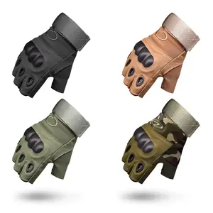 Sarung Tangan Motor Sepeda Pria Tactical Gloves Half Finger Military Grade Model Batok