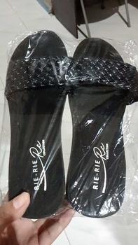 Product Review of sandal wedges wanita kokop//slop kepang anyam terbaru2023 Sendal from S**n S**e 0