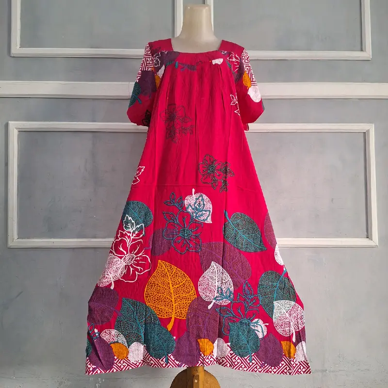 Daster Hengky Sikak motif F Laut & Trisula warna Ld 120cm Pb 110cm Non busui Nyaman di pakai Tidur 6