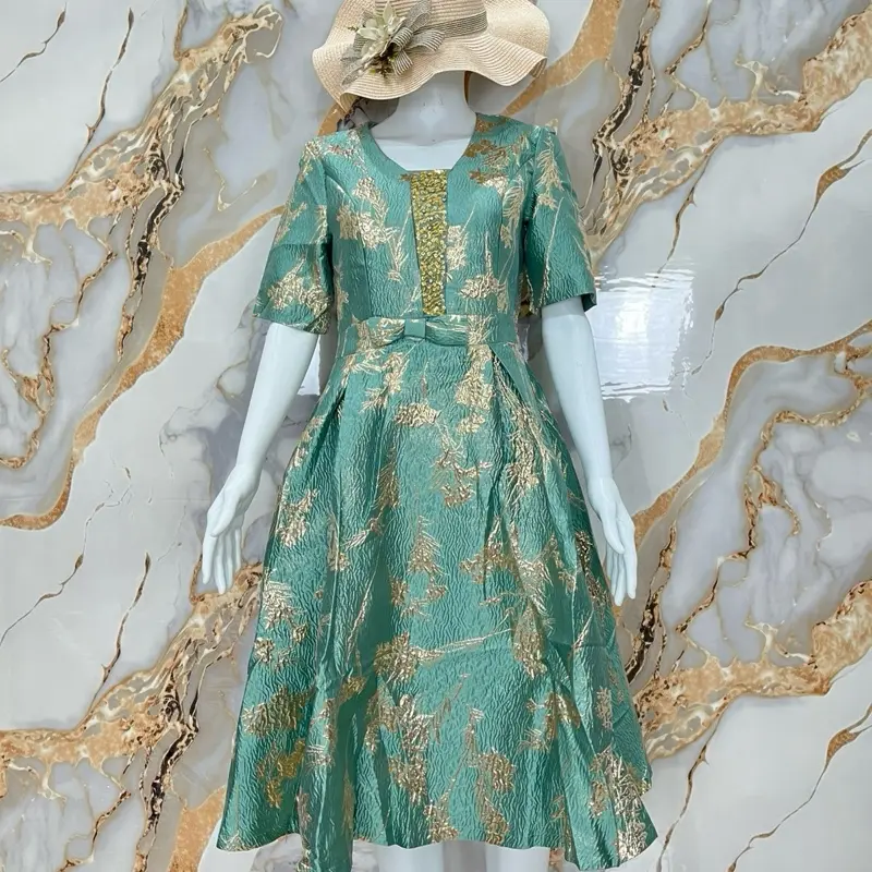 Dress Jaguar Payet Daun 7863/Dress Pesta mewah/Dress Rumah Butik Bellicia Kondangan 0
