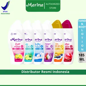 Marina Hand & Body Lotion UV White Natural 185 ml & 50 ml