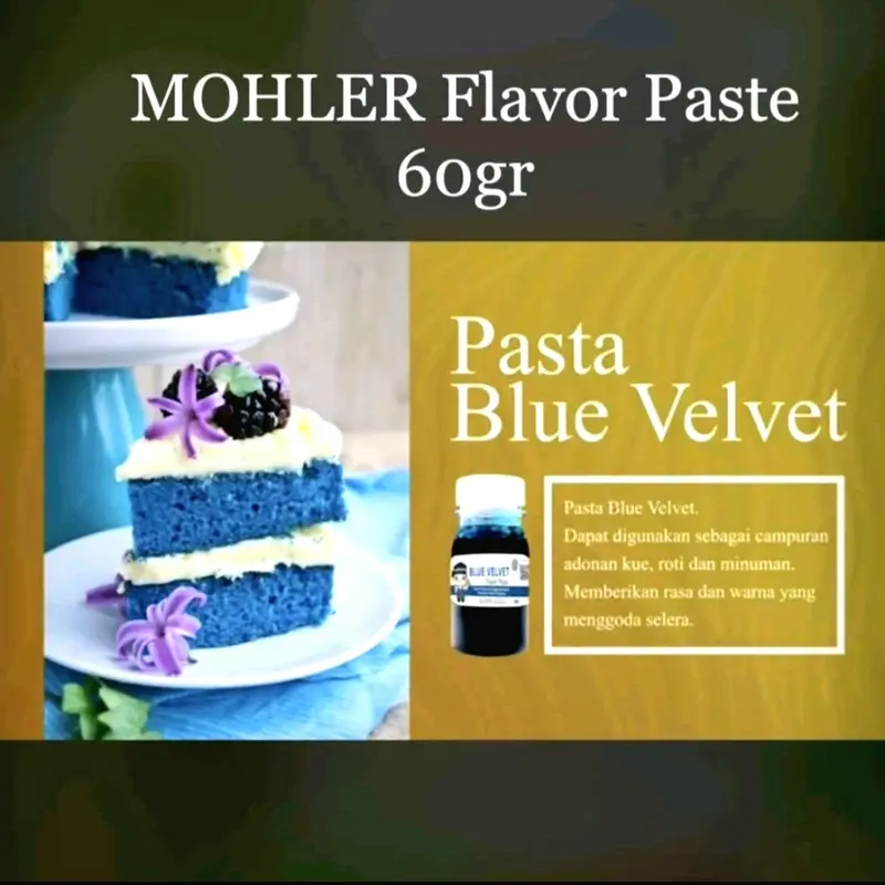 Pasta Perisa Pewarna MOHLER 60gr | BANYAK RASA vanili cair buttercream 1