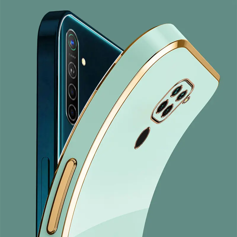 Case Xiaomi Redmi A3 Casing Ultra Slim Luxury Square Plating Premium Softcase 4