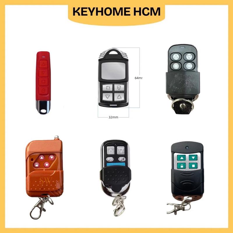 Điều khiển cửa cuốn 433mhz-Remote cửa cuốn học lệnh thông minh đã kèm pin.