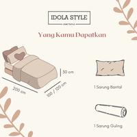 Gambar Idola Style Sprei Katun Jepang Premium PURZEL 100 / 120 / 160 / 180 T30 cm KJ-4266AB - Motif B, 180x200x30 dari Idola Style Kota Administrasi Jakarta Utara 3 Tokopedia