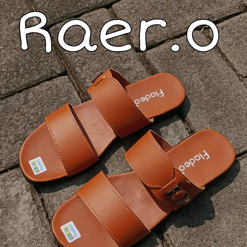 PROMO!!! SANDAL KULIT SLOP WANITA KEKINIAN Sendal Antiselip S Sandals & Flip Flops Sandals & Flip Flops 7