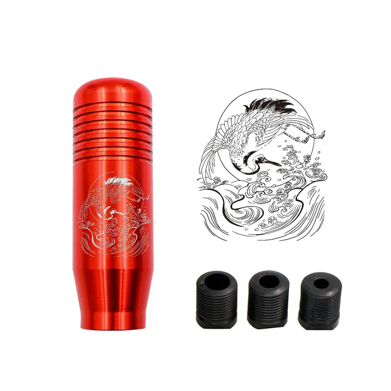 Núm Chuyển Số Đầu Bánh Răng Phong Cách Nhật Bản JDM 8.5 CM, Thanh Truyền Động Thủ Công, Xe Đua Thông Dụng, Tay Cầm Hợp Kim Nhôm, Cần Số Mở Rộng, Phụ Kiện Xe Hơi 7