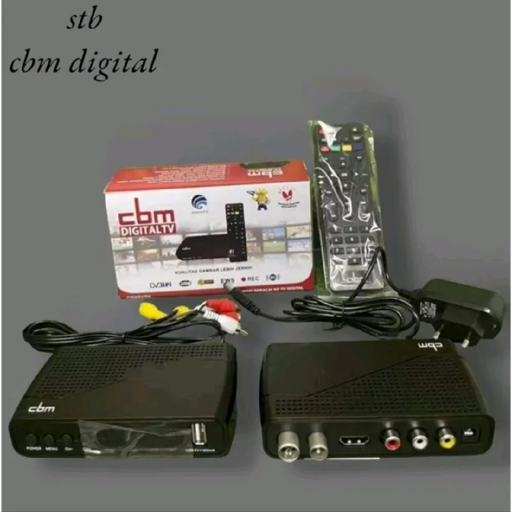 OBRAL STB CBM81TH New DUS MERAH CHIPSET ALI SNI SINYAL PEKA Adaptor Luar ADEM Garansi Pabrik