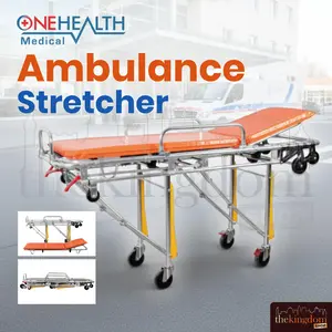 Onehealth OH-B2 Ambulance Stretcher Brankar Lipat Tandu Pasien Aluminium Emergency Rumah Sakit