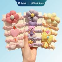 Gambar Tritail - 5pcs / Set Ikat Rambut Scrunchie Anak Karakter Kunciran Scrunchie Anak Korean Lucu - PURPLE - RABBIT dari Tritail Kota Administrasi Jakarta Utara 3 Tokopedia