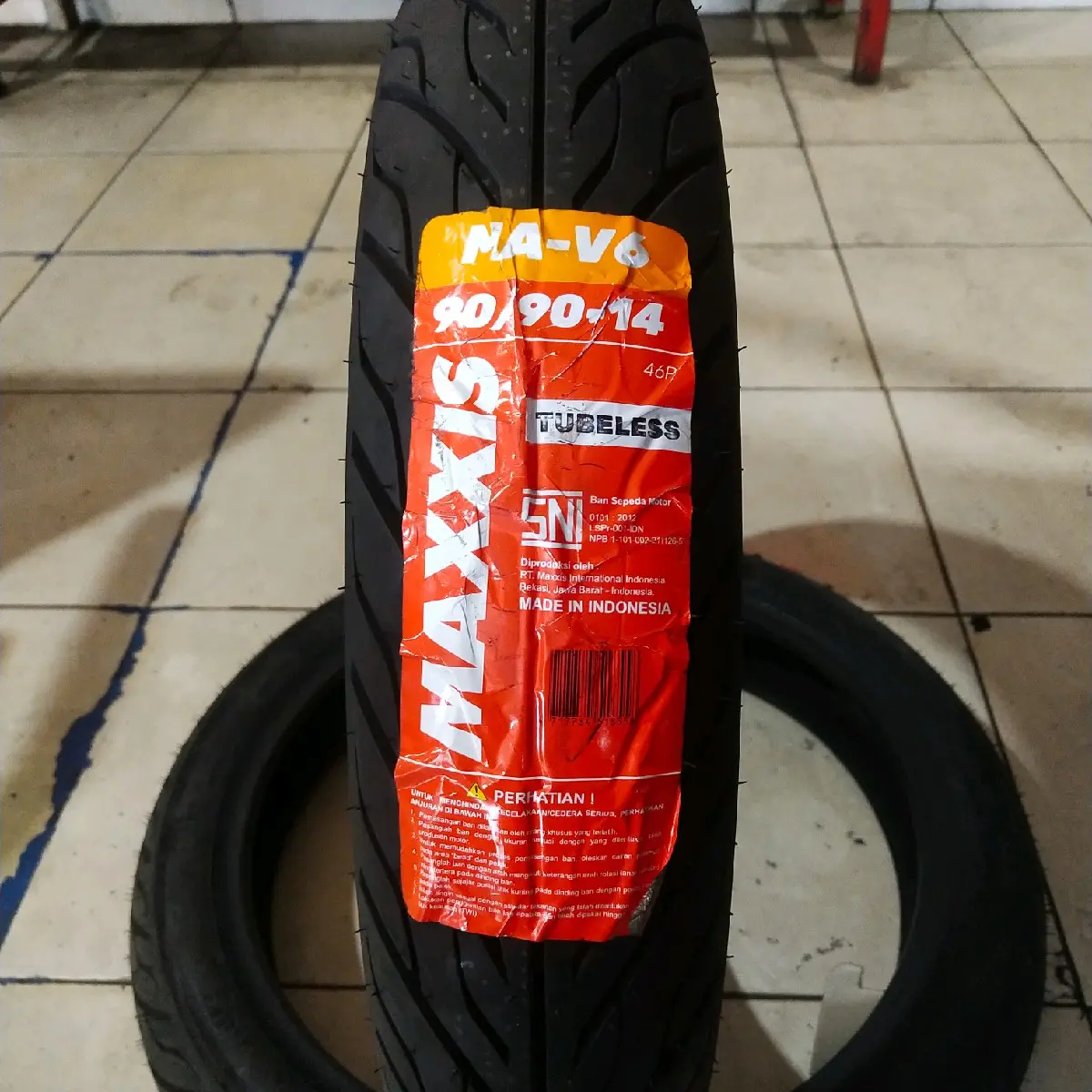 BAN MAXXIS MA-V6 90/90-14 Tubeless