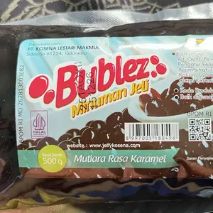 Jelly Bubble Cokelat Aroma Karamel 500 gr