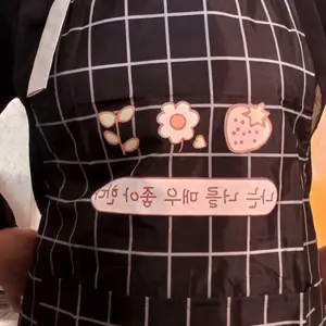 Celemek masak PVC anti air/ Apron waterproof cute style