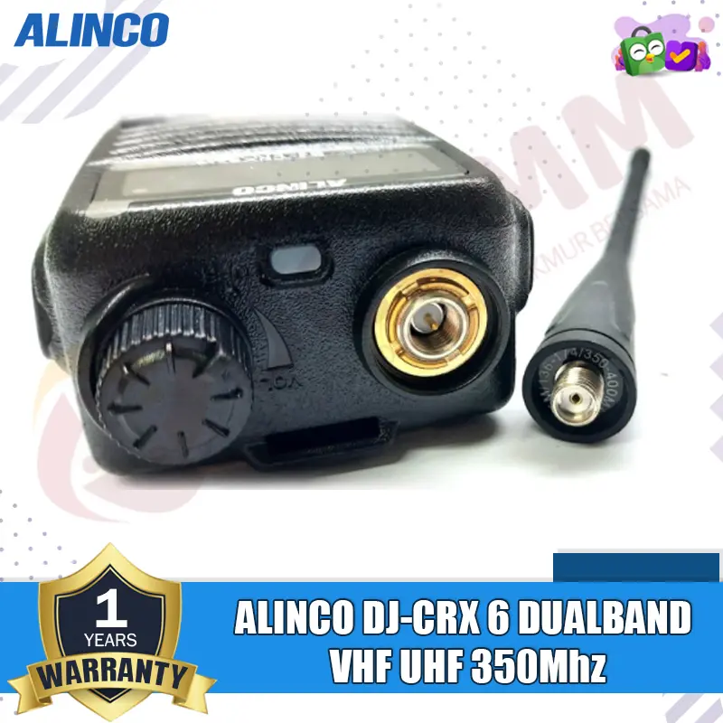 Alinco DJ CRX6 DJ-CRX6 CRX 6 Dual Band VHF UHF 350Mhz Garansi 1 Tahun 3