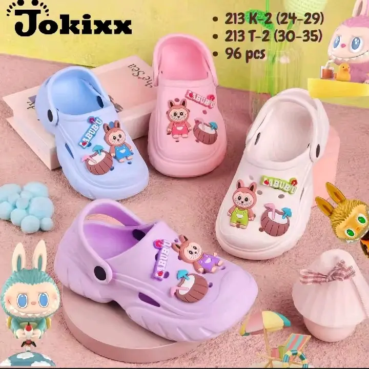 Sandal Anak permpuan Baim Labubu Sandal Anak Cewe Viral Terbaru Usia 2 4 5 Tahun