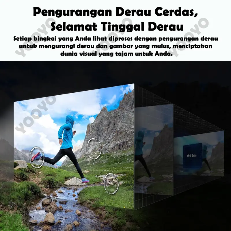 Terkini TV Digital 19 Inch TV LED HDR 10+ MEMC Dolby Audio DBX-TV FHD 2K 1080P 60HZ Televisi Murah 4