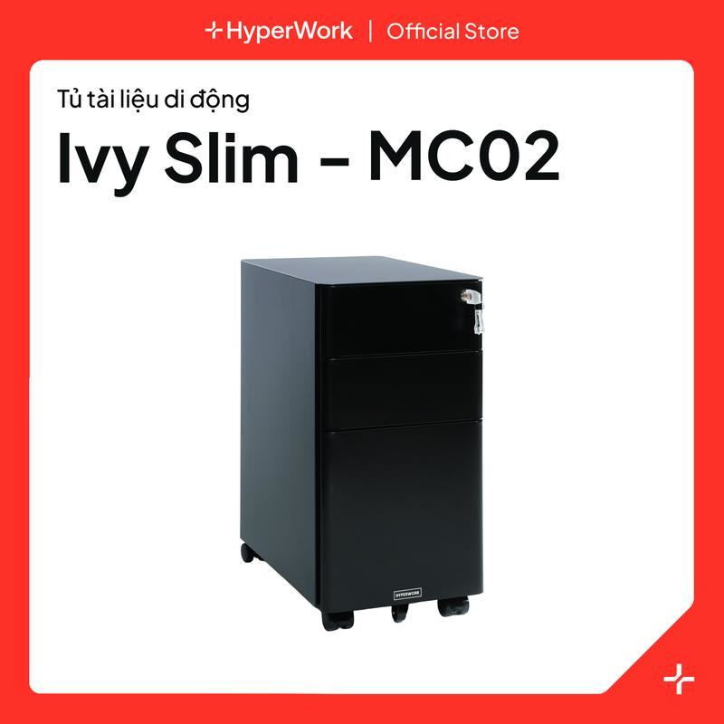 Tủ tài liệu thép di động HyperWork Ivy Slim
