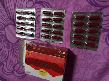 Product Review of Suplemen Kecantikan Astaxani Nutraglow - Natural Astaxanthin 10 mg - Nutrisi Alami Mencerahkan Memudarkan Flek Hitam Mencegah Penuaan Dini Pada Kulit [BPOM & HALAL] from v**a 1