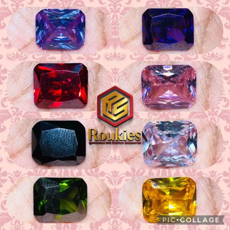 [HANYA BATU] Batu American Diamond Octagon Cutting