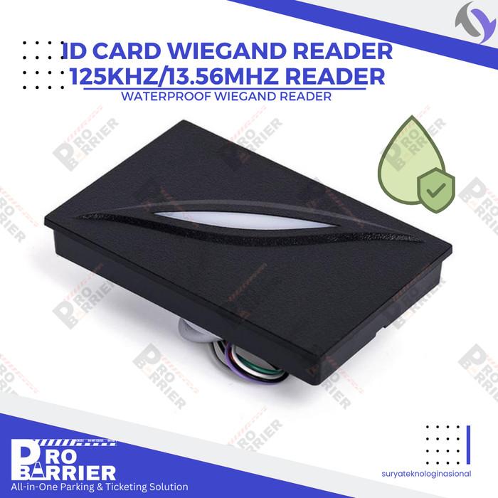 Jual RFID Wiegand Reader Proximity 125khz / Mifare 13.56mhz Waterproof ...