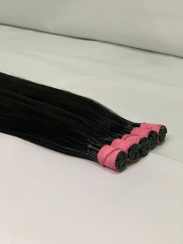 *60 CM - NATURAL HITAM - Hair Extensions 5