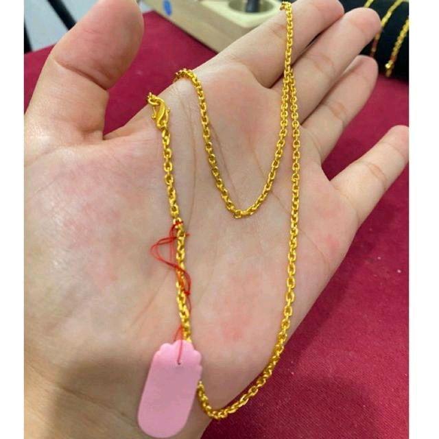 M3 kalung koin 91 Anti Karat Anti Luntur Perhiasan Titanium