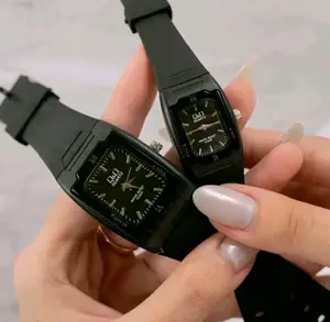 Fashion QnQ Jam Tangan Wanita & Pria Terbaru Elegan Modern Tali Karet Nyaman Cocok Untuk Anak, Remaja Dewasa Stylish - Watches Quartz