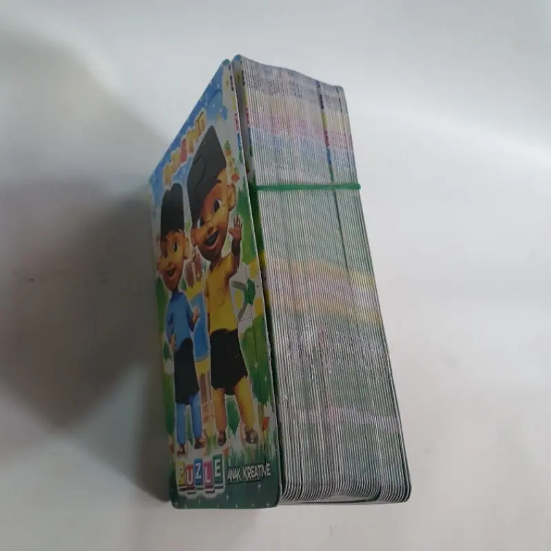 PUZZLE KERTAS BONGKAR PASANG KARAKTER ANAK SERU MAINAN JADUL JAMAN SD 2