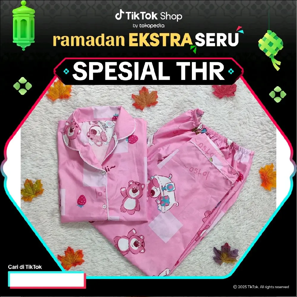 BAJU TIDUR WANITA / PIYAMA WANITA DEWASA LD 104 CM, MOTIF KARAKTER, BUNGA DAN ABSTRAK