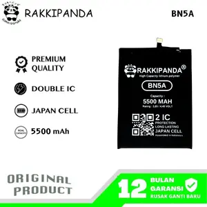 RakkiPanda BN5A Compatible With Redmi 10 4G 2022 / Redmi Note 10 5G / Poco M3 Pro 5G Batre Batrai Baterai Battery