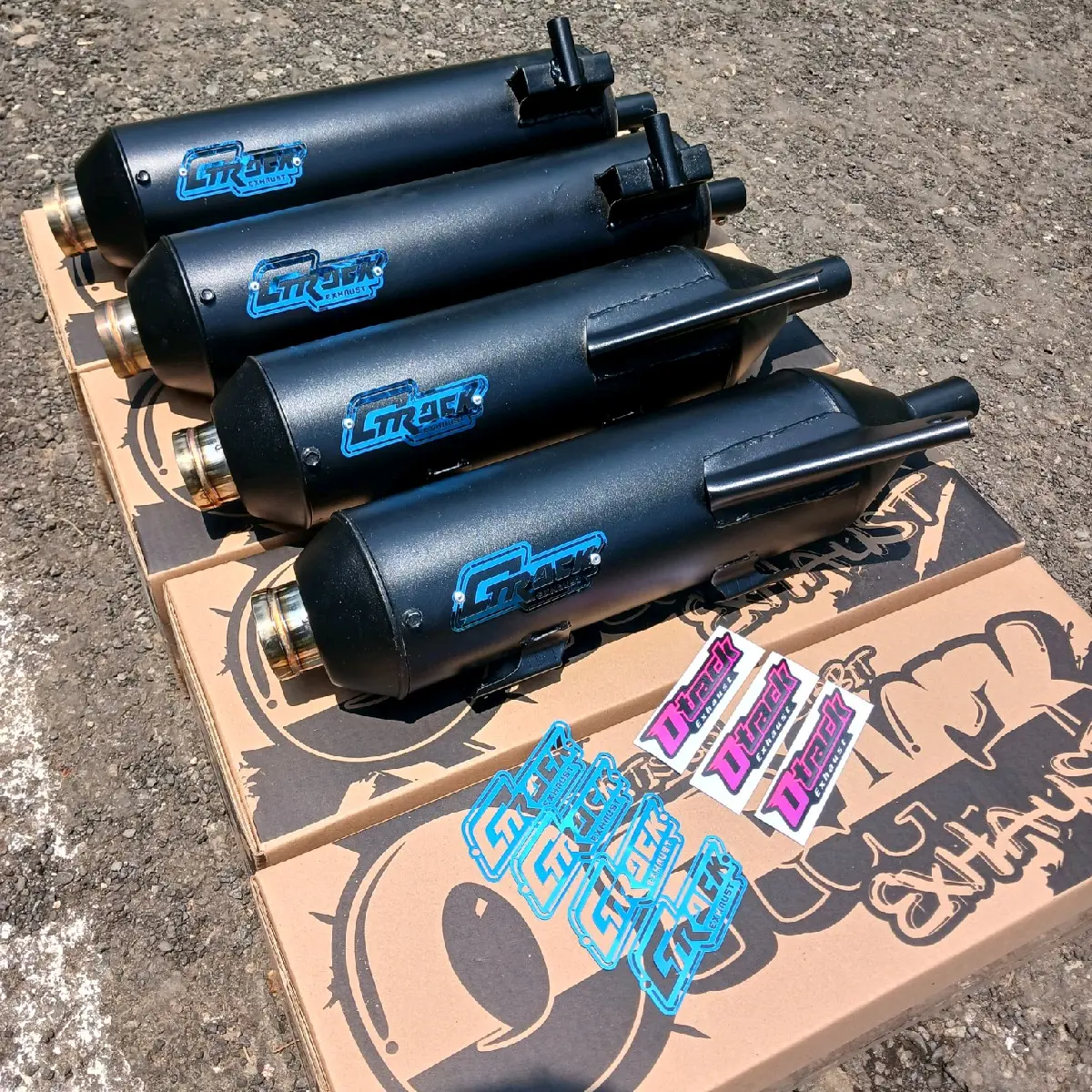 knalpot murah Copy Cms Moncong shijiro std racing original Otrack Exhaust Vario Beat Mio Nmax Pcx Aerox
