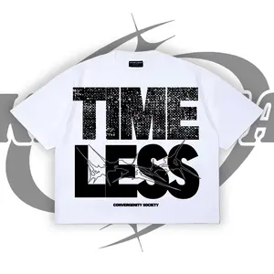 CONVERGENT T-Shirt Timeless Boxy 20s Grey Baju Kaos Distro Oversize