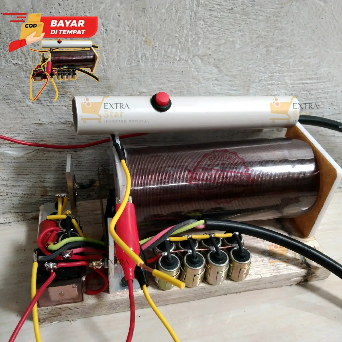 EXRA INDUCTOR JUMBO MULTI 12V 24V SPEK PAYAU TAWAR IRIT BATERAI
