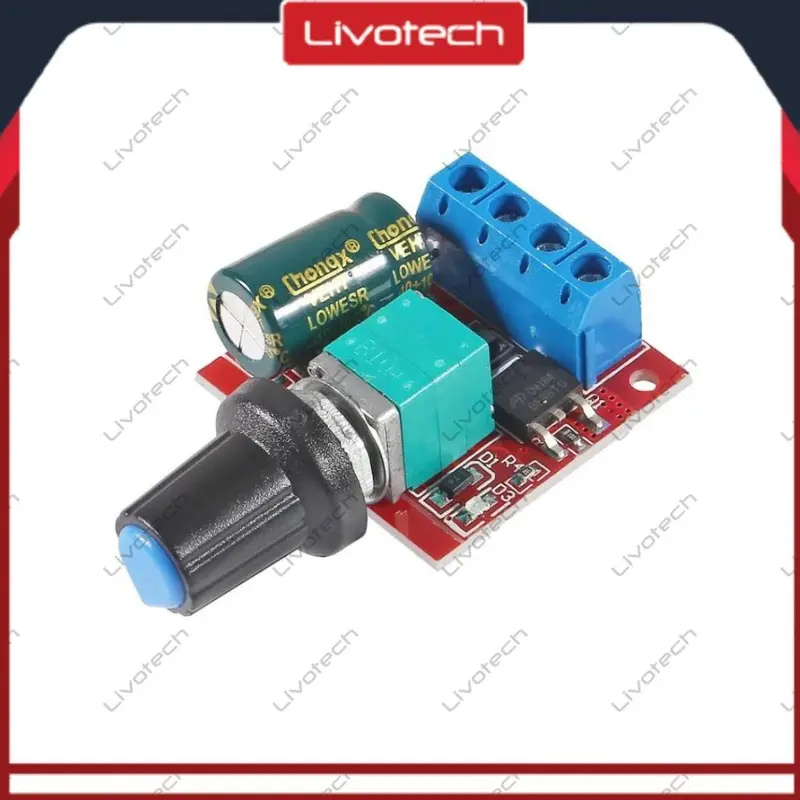 READY STOCK PWM Motor Speed Controller 5A DC 4.5-35V 90W Dimmer Lampu LED Dimer 0