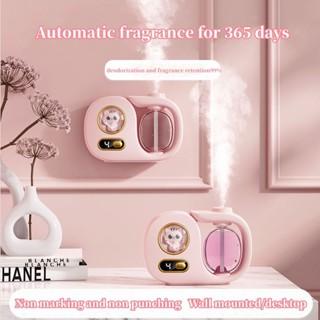 Product Introduction of Home Scent Air Freshener NEW Cat Pet Automatic Aroma Diffuser LED Display Incense Perfume Essential Oil Diffuser For Women's Party Birthday Gift Fashion Mini Aromatherapy Machine Multi-Purpose Deodorizing 59