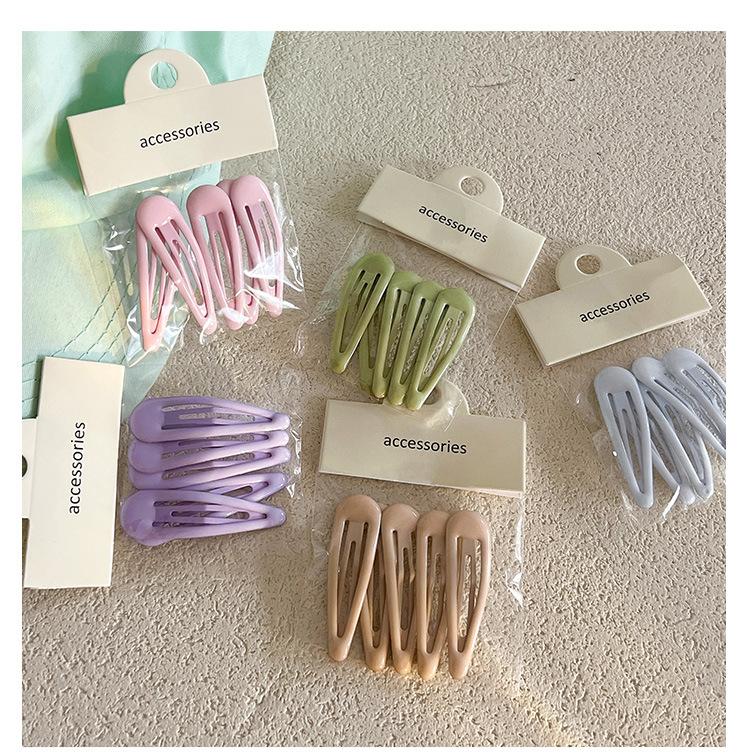 Product Introduction of Kẹp BB, Bộ 5 Chiếc, Màu Pastel Dễ Thương, Kẹp Tóc Mái, Kẹp Tóc, Hình Giọt Nước, Kẹp Tóc, Thời Trang, Dành Cho Trẻ Em Và Bé Gái, Phụ Kiện Tóc, Đồ Cài Tóc 1