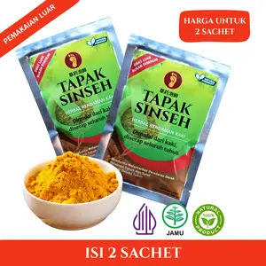 TAPAK SINSEH Serbuk Rendaman Kaki Herbal Rendam Kaki Bubuk Rendaman Kaki 2 Sachet