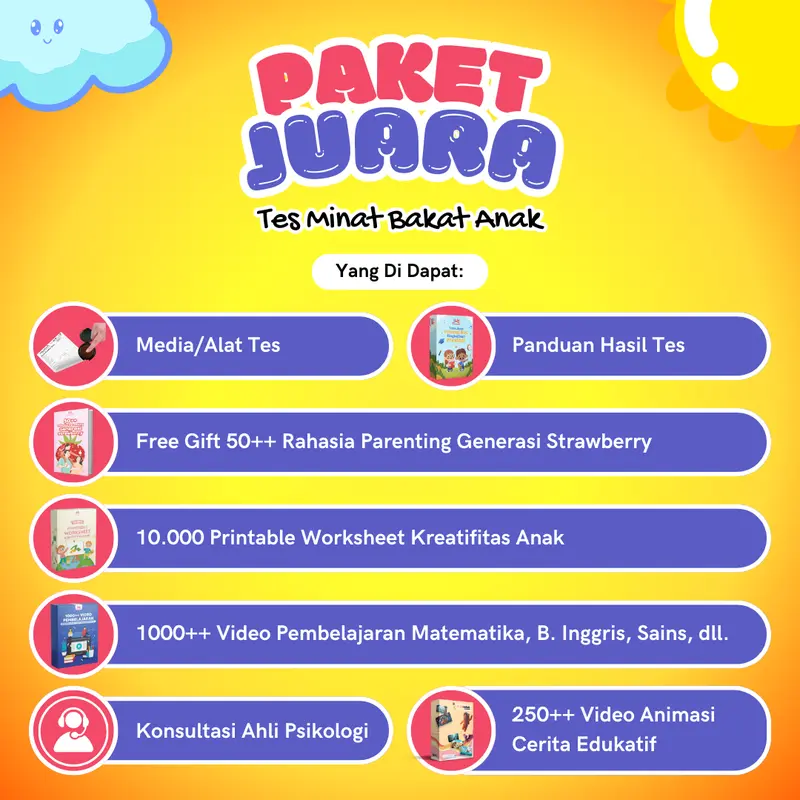 BakatHebat  - Tes Minat & Bakat, Tipe Kecerdasan, Potensi, Pola Asuh, Gaya Belajar, Love Language, dll. 1