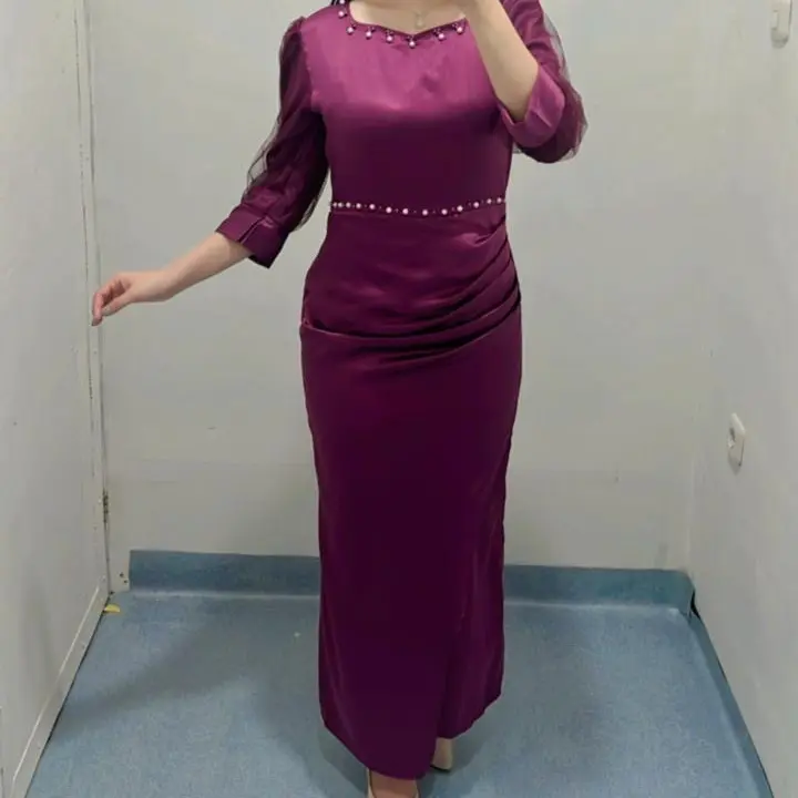 DRESS MARCELLA / DRESS SATIN / DRESS BRIDESMAID / DRESS PESTA NATAL / GAUN WANITA TERBARU outfit